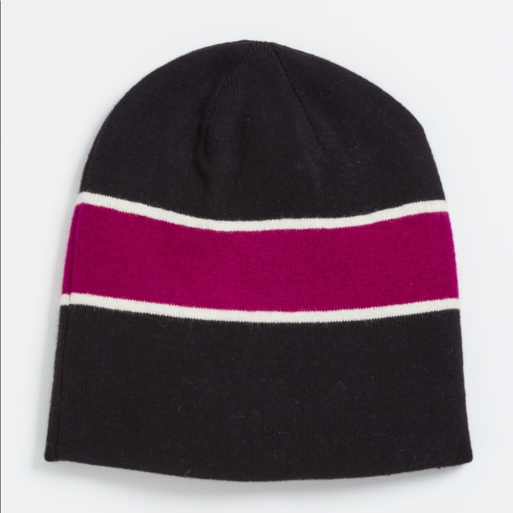 Isabel Marant Black Camden Cotton & Wool Ribbed Knit Beanie Hat w Logo NWT - Picture 5 of 13